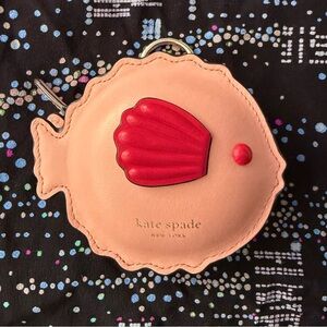 Kate Spade Puffy Fish Coin Purse Bag Charm